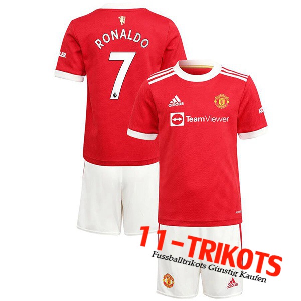 Manchester United (Ronaldo 7) Kinder Heimtrikot 2021/2022