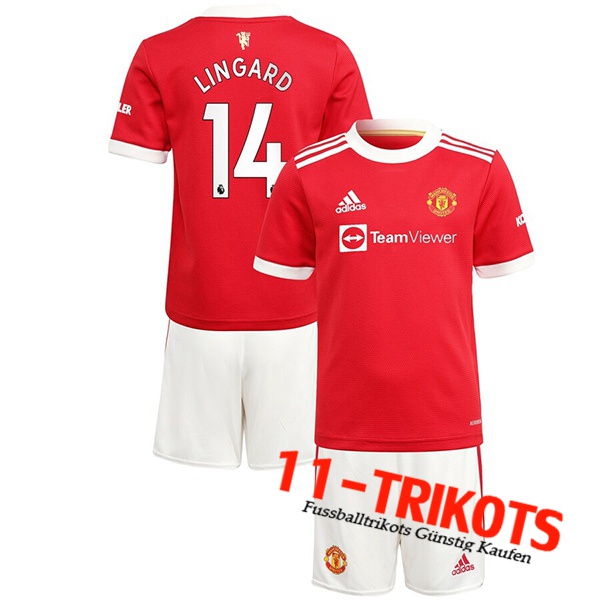 Manchester United (Lingard 14) Kinder Heimtrikot 2021/2022
