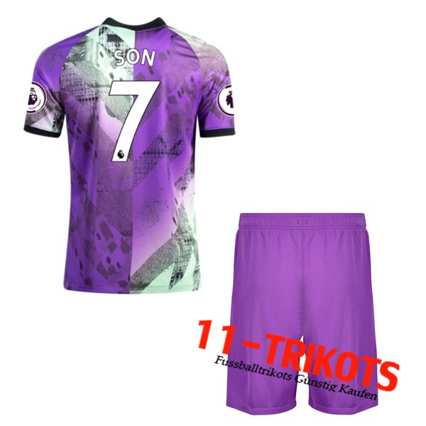 Tottenham Hotspur (Son Heung-Min 7) Kinder Third Trikot 2021/2022