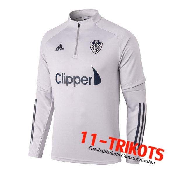 Sudadera De Entrenamiento Leeds United Gris 2020/2021