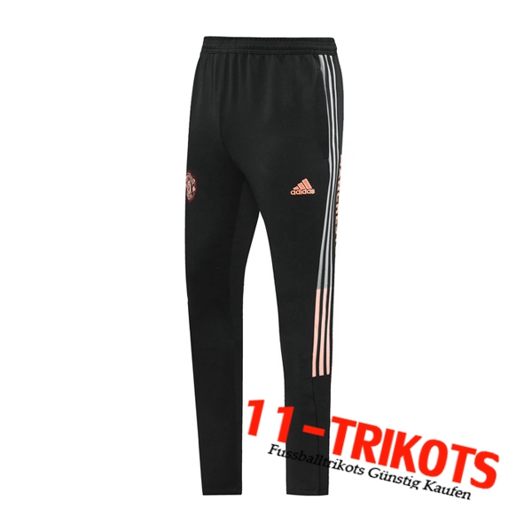 Pantalones Entrenamiento Manchester United Negro 2020 2021