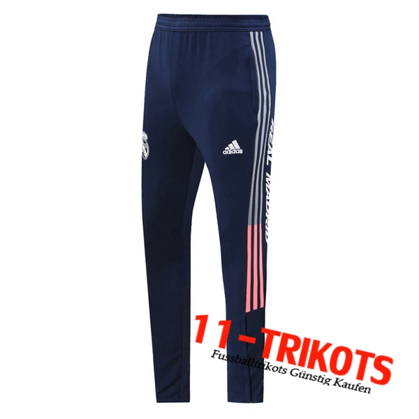 Pantalones Entrenamiento Real Madrid Azul 2020 2021