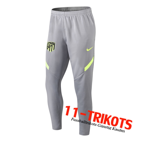 Pantalones Entrenamiento Atletico Madrid Gris 2020 2021