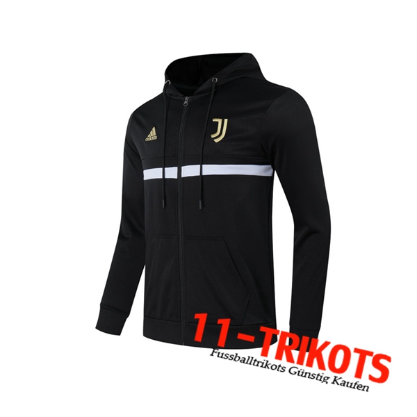 Chaqueta Con Capucha Juventus Negro 2020/2021