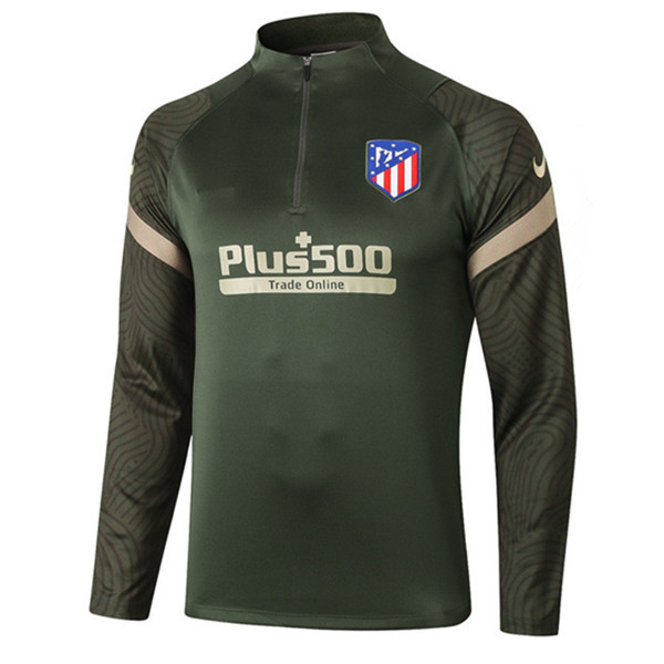 Sudadera De Entrenamiento Atletico Madrid Verde 2020/2021