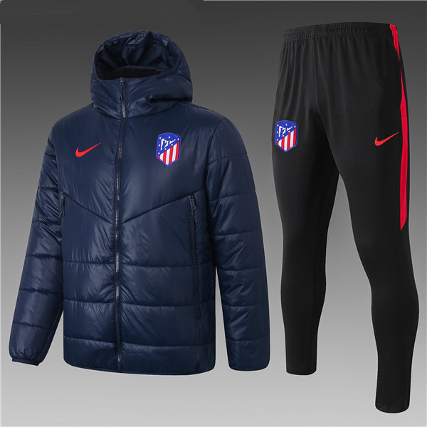 Chaqueta De Plumas Atletico Madrid Azul Marin + Pantalones 2020 2021