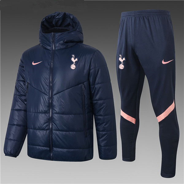 Chaqueta De Plumas Tottenham Azul Marin + Pantalones 2020 2021