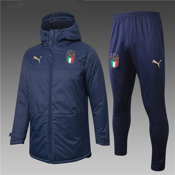 Chaqueta De Plumas Italia Azul Marin + Pantalones 2020 2021