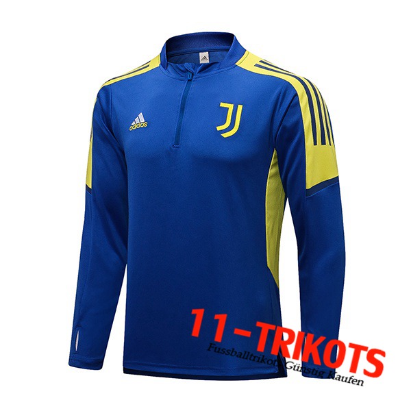 Juventus Training Sweatshirt Blau/Gelb 2021/2022