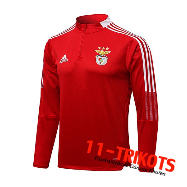 S.L Benfica Training Sweatshirt Rot/Weiß 2021/2022