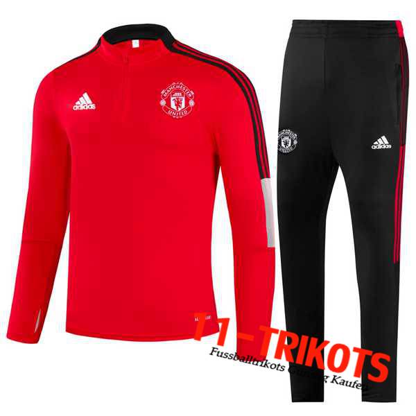 Manchester United Trainingsanzug Rot/Schwarz 2021/2022