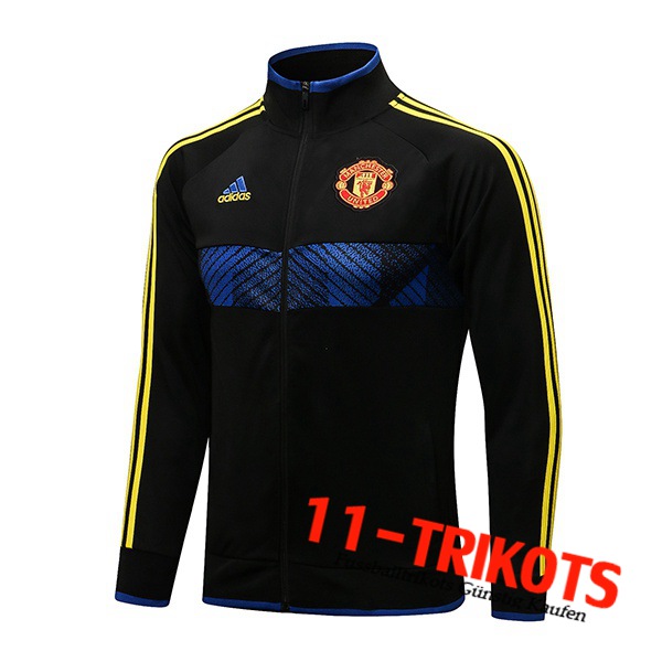 Manchester United Trainingsjacke Schwarz/Gelb/Blau 2021/2022