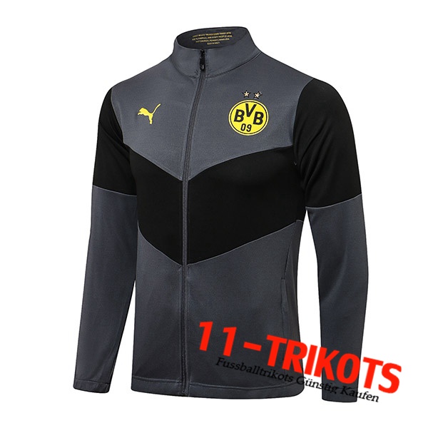 Dortmund BVB Trainingsjacke Schwarz/Grau 2021/2022