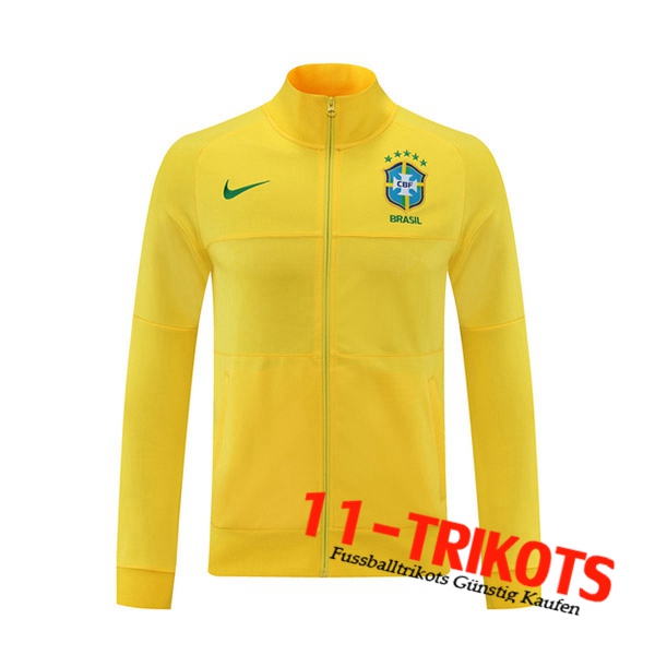 Brasilien Trainingsjacke Gelb 2021/2022