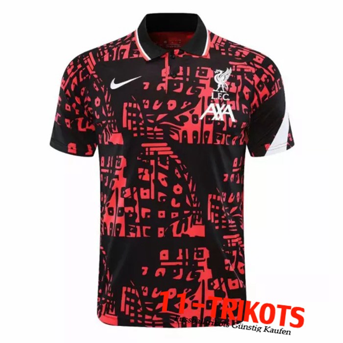 Neuestes FC Liverpool Poloshirt Schwarz 2020/2021 | 11-Trikots