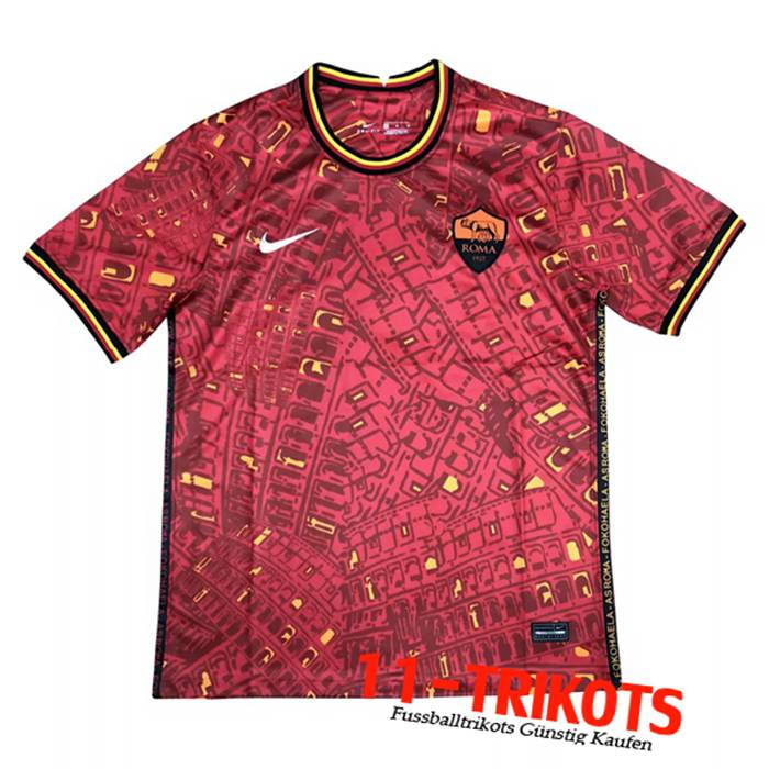 Neuestes AS Roma Trainingstrikot Rot 2020/2021 | 11-Trikots