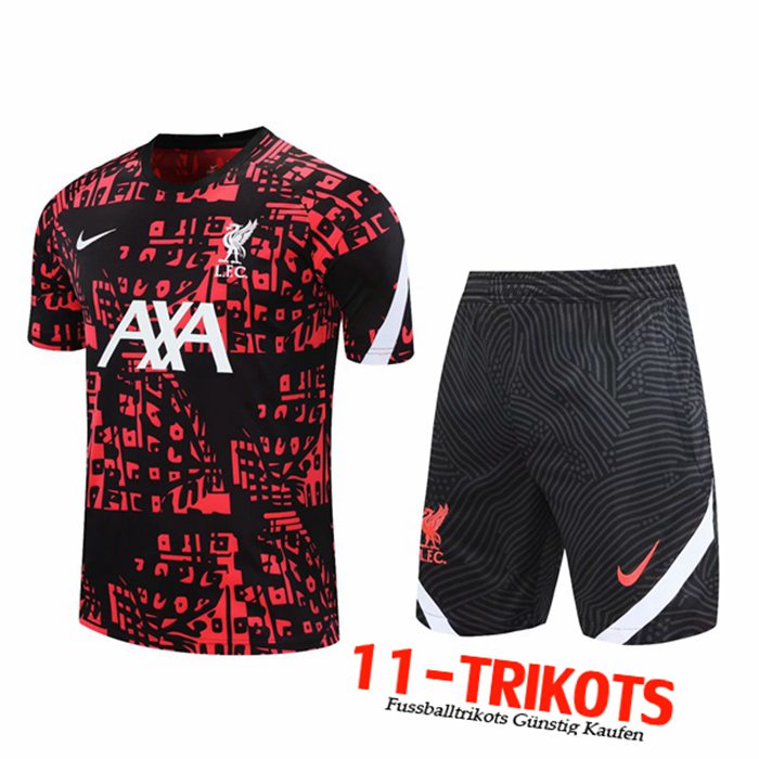 Neuestes FC Liverpool Trainingstrikot + Shorts Rot 2020/2021 | 11-Trikots