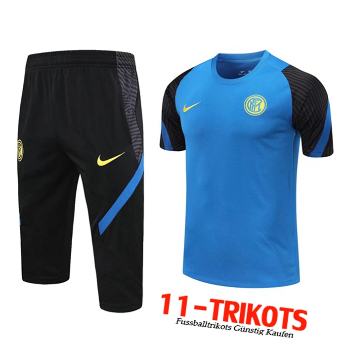 Neuestes Inter Milan Trainingstrikot + Hose 3/4 Blau 2020/2021 | 11-Trikots