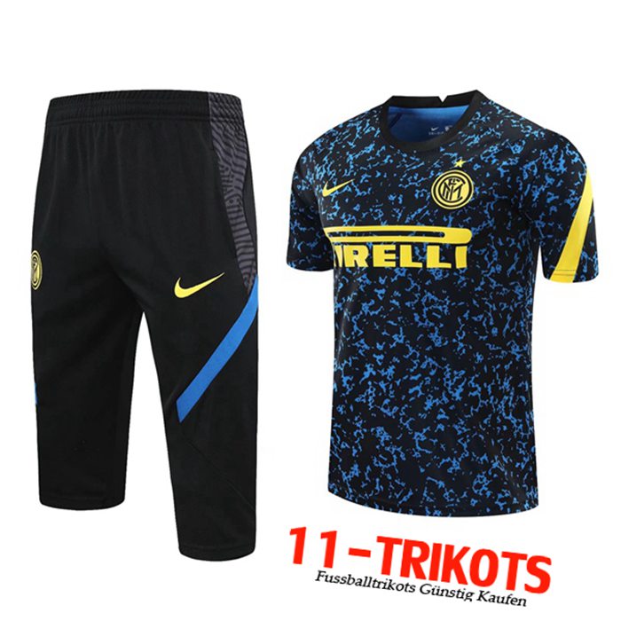 Neuestes Inter Milan Trainingstrikot + Hose 3/4 Blau 2020/2021 | 11-Trikots
