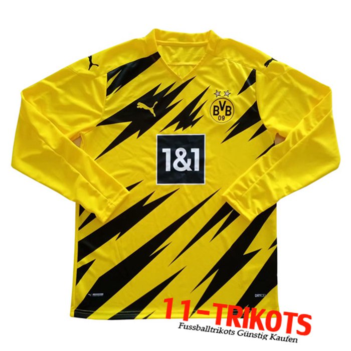 Neuestes Dortmund BVB Heimtrikot Langarm 2020/2021 | 11-Trikots