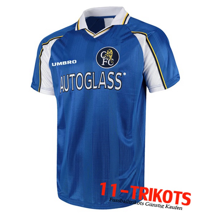 Neuestes FC Chelsea Retro Heimtrikot 1998 | 11-Trikots