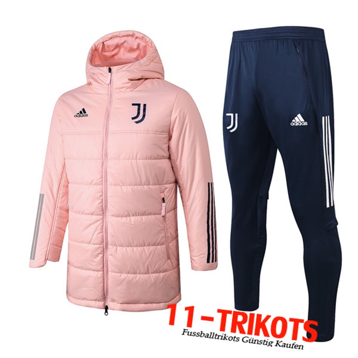 Neuestes Juventus Daunenjacke Rosa + Hose 2020/2021 | 11-Trikots