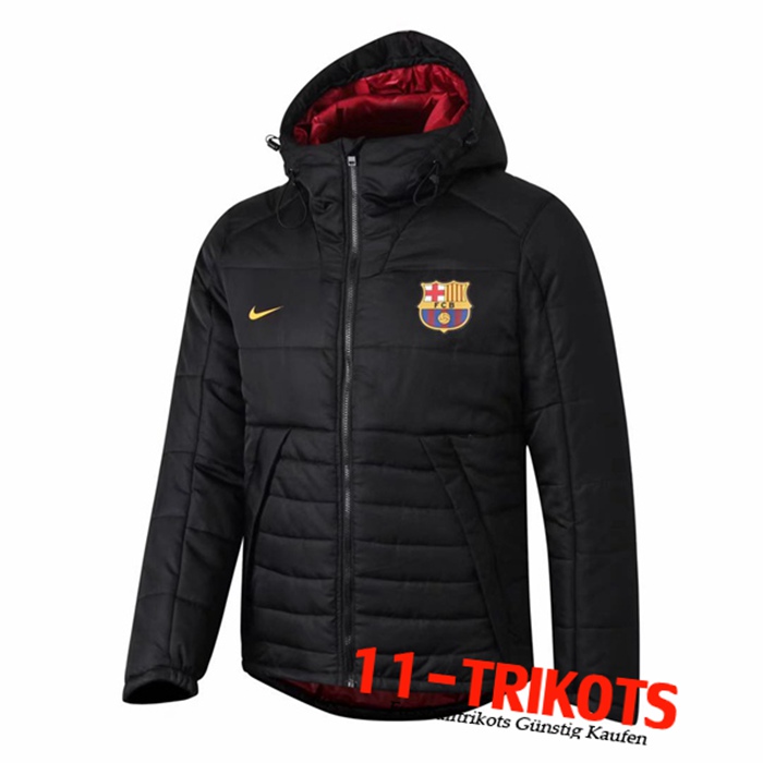 Neuestes FC Barcelona Daunenjacke Schwarz 2020/2021 | 11-Trikots