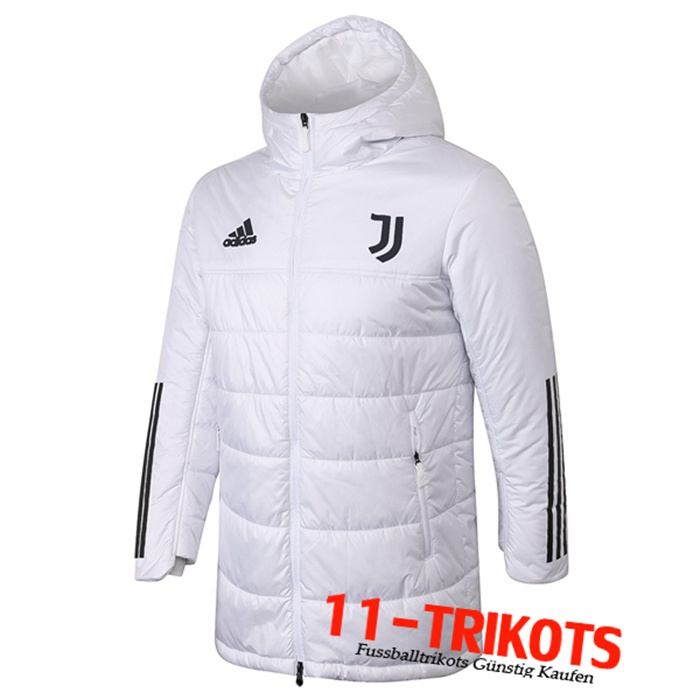 Neuestes Juventus Daunenjacke Weiß 2020/2021 | 11-Trikots