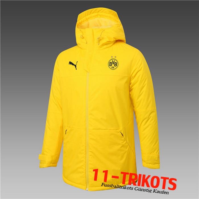 Neuestes Dortmund BVB Daunenjacke Gelb 2020/2021 | 11-Trikots