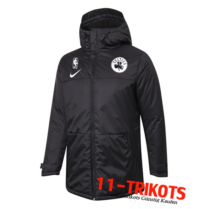 Neuestes Boston Celtics Daunenjacke Schwarz 2020/2021 | 11-Trikots