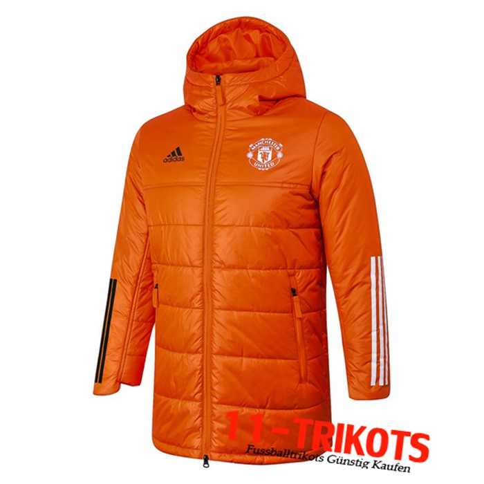 Neuestes Manchester United Daunenjacke Orange 2020/2021 | 11-Trikots