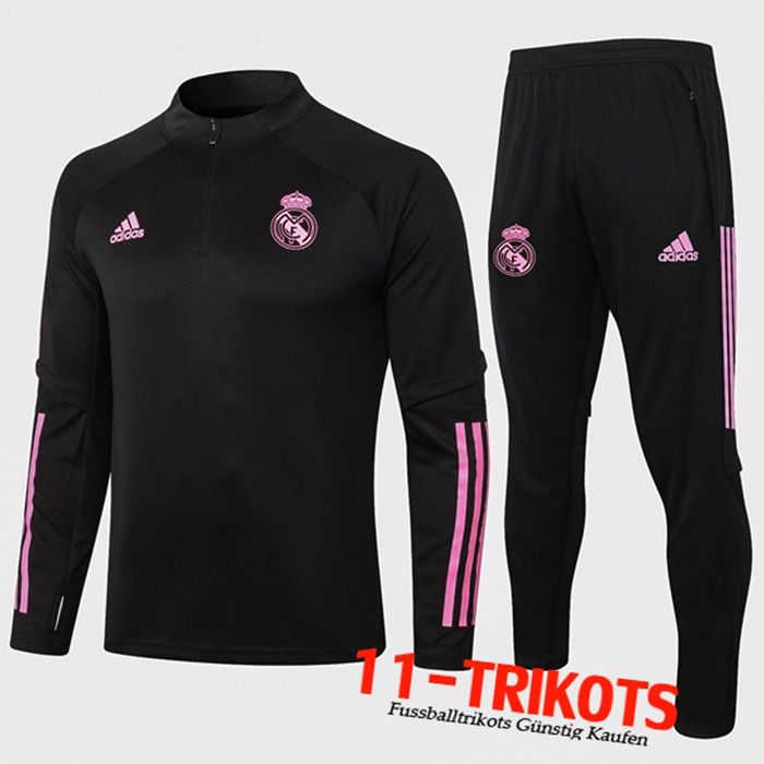 Neuestes Real Madrid Trainingsanzug Schwarz 2020/2021 | 11-Trikots