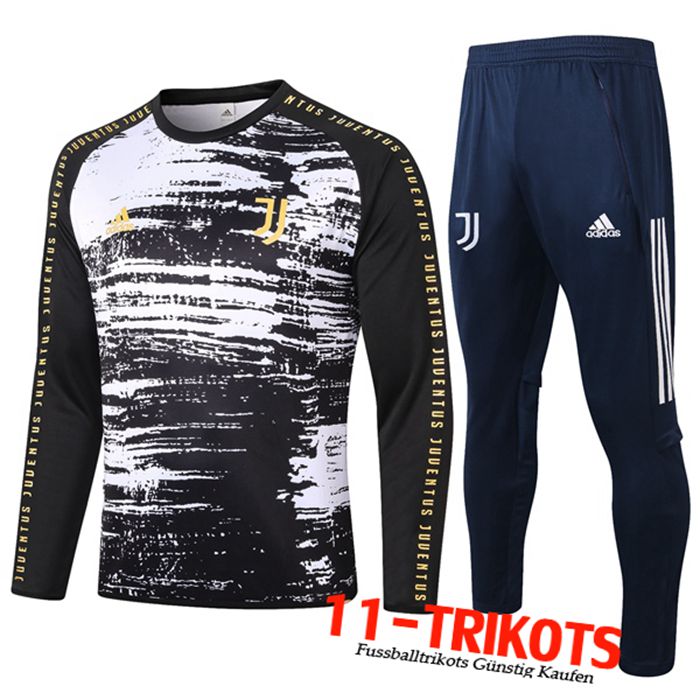 Neuestes Juventus Trainingsanzug Schwarz 2020/2021 | 11-Trikots