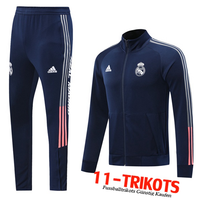 Neuestes Real Madrid Trainingsanzug Blau 2020/2021 | 11-Trikots