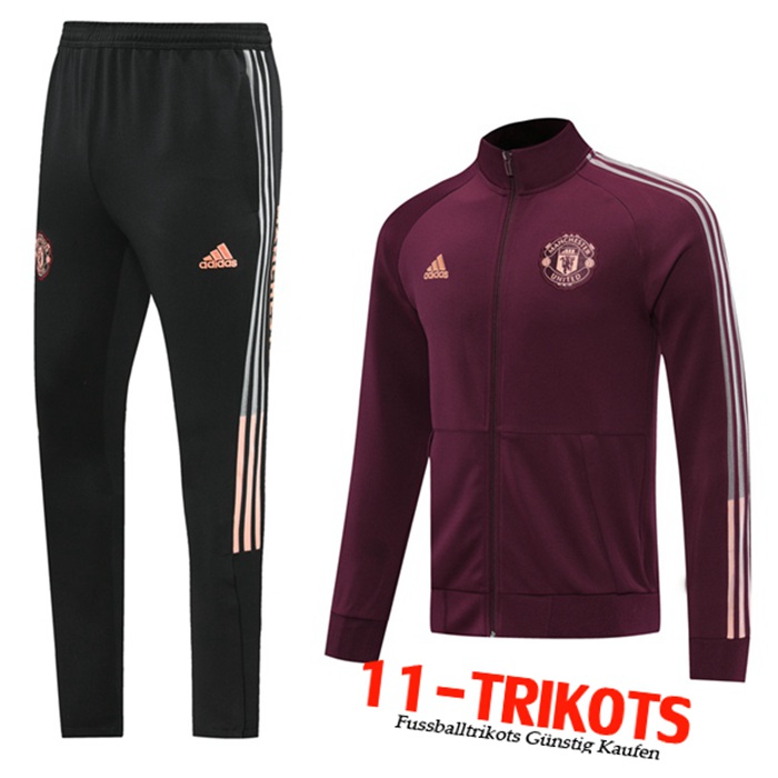 Neuestes Manchester United Trainingsanzug Rot 2020/2021 | 11-Trikots