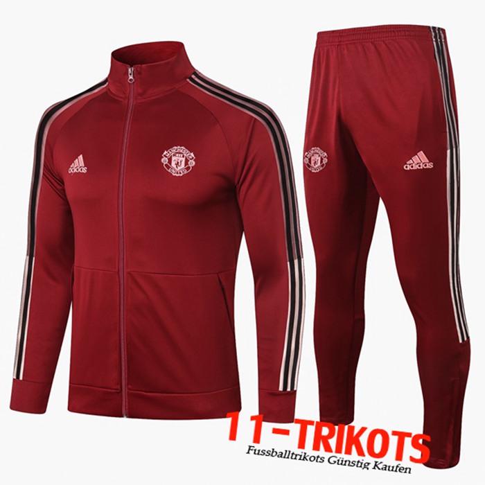 Neuestes Manchester United Trainingsanzug Rot 2020/2021 | 11-Trikots