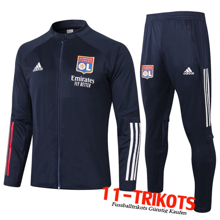Neuestes Lyon OL Trainingsanzug Blau 2020/2021 | 11-Trikots