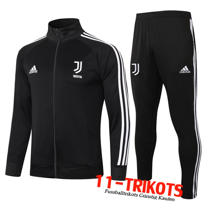 Neuestes Juventus Trainingsanzug Schwarz 2020/2021 | 11-Trikots