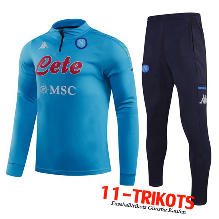 Neuestes SSC Naples Trainingsanzug Blau 2020/2021 | 11-Trikots