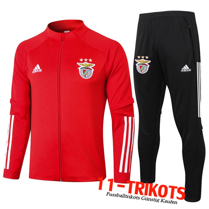 Neuestes S.L.Benfica Trainingsanzug (Jacke) Rot 2020/2021 | 11-Trikots