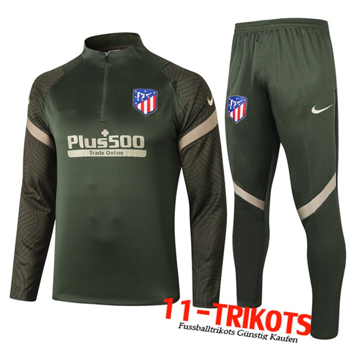 Neuestes Atletico Madrid Trainingsanzug Grün 2020/2021 | 11-Trikots