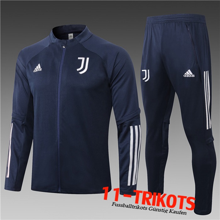 Neuestes Juventus Kinder Trainingsanzug (Jacke) Navy Blau 2020/2021 | 11-Trikots