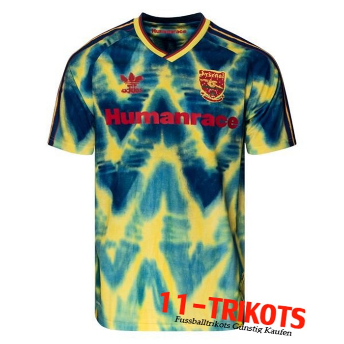 Neuestes Arsenal Trikot Rasse Mensch x Pharrell 2021 | 11-Trikots