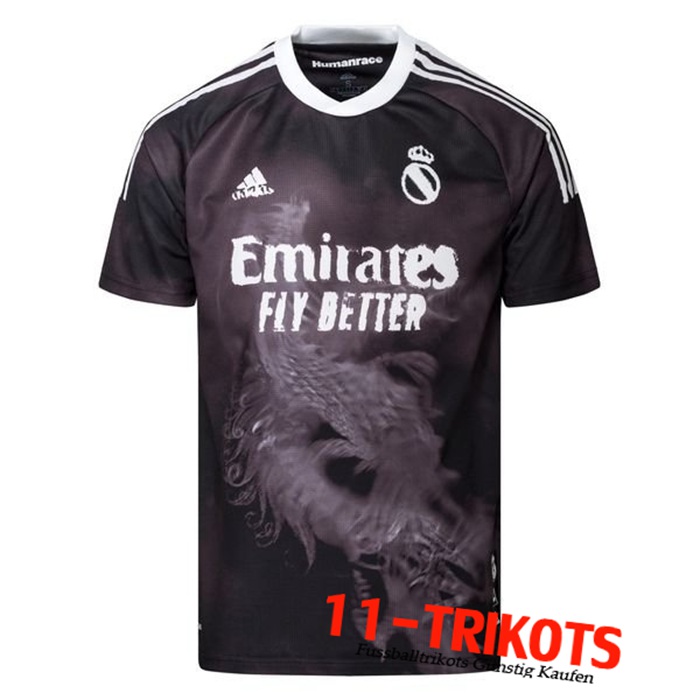 Neuestes Real Madrid Trikot Rasse Mensch x Pharrell 2021 | 11-Trikots