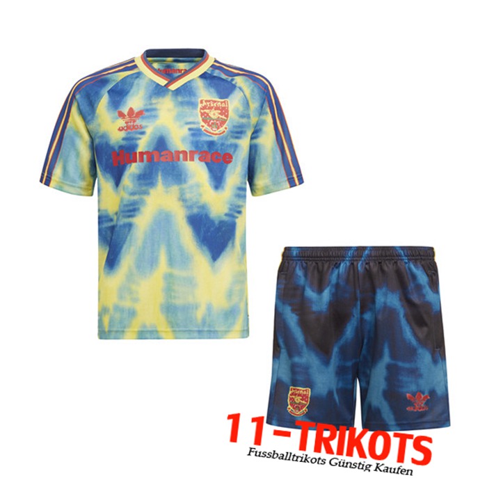 Neuestes Arsenal Human Race x Pharrell Kinder Trikot 2021 | 11-Trikots