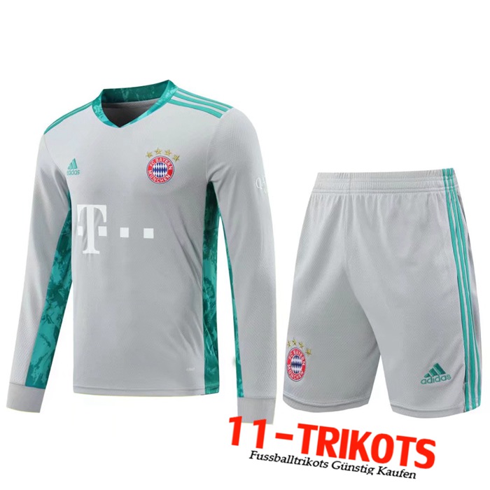 Neuestes Bayern München Torhuter Trikot Grau 2020/2021 | 11-Trikots