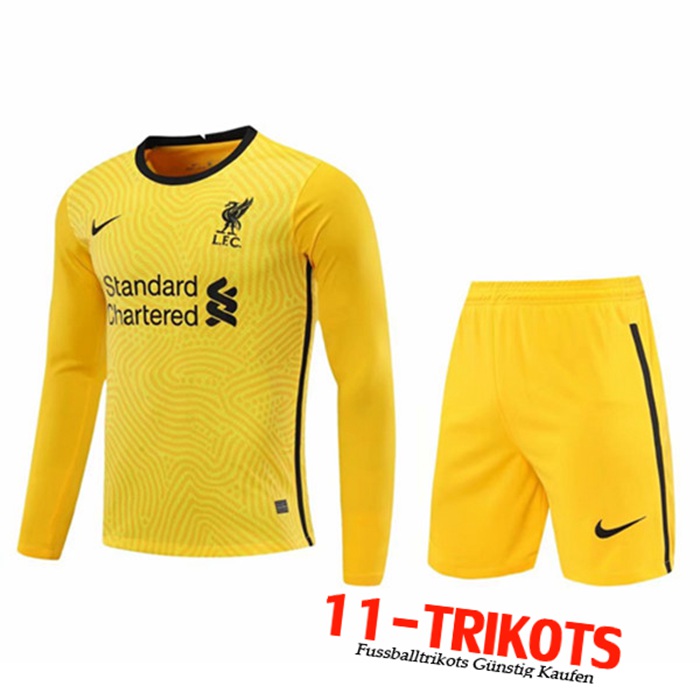 Neuestes FC Liverpool Torhuter Trikot Gelb 2020/2021 | 11-Trikots