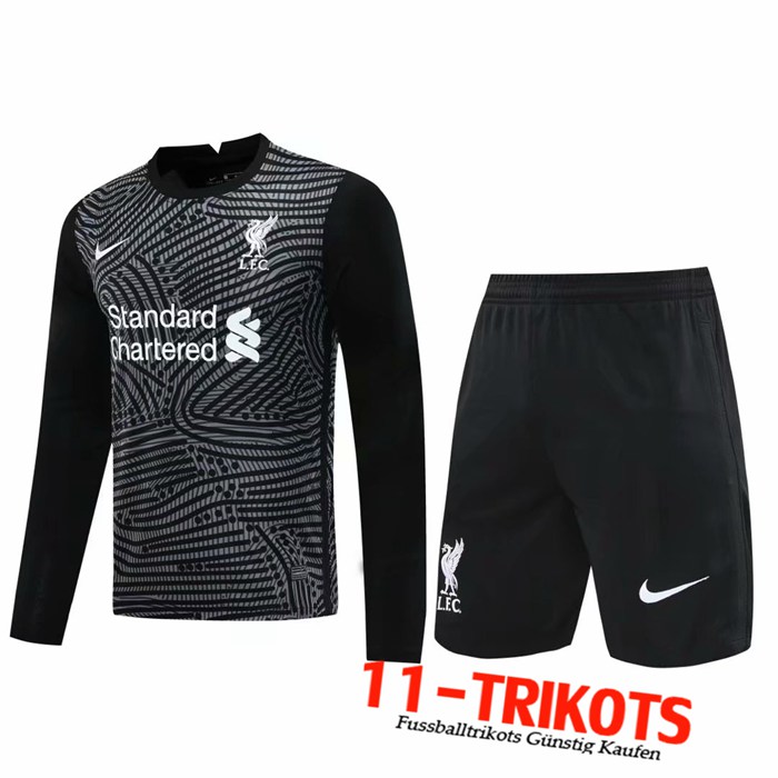 Neuestes FC Liverpool Torhuter Trikot Schwarz 2020/2021 | 11-Trikots