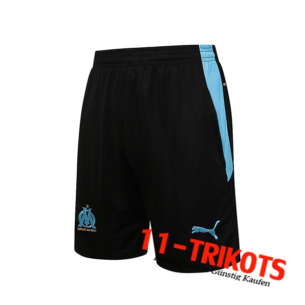 Marseille OM Fussball Shorts Blau/Schwarz 2021/2022