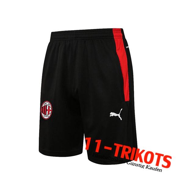 AC Milan Fussball Shorts Rot/Schwarz 2021/2022